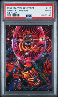 1994 年 Marvel Universe '94 Flair #110 Infinity Crusade '94 Flair PSA 9 — 第 1/2 张图片