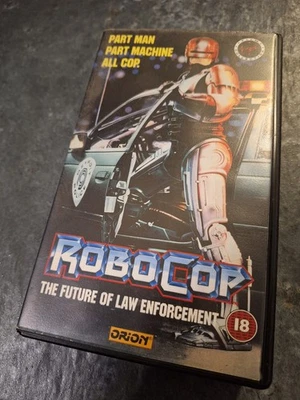 Robocop Small Box Sell Thru  UK PAL VHS Orion Paul Verhoeven Peter Weller - Image 1 of 4