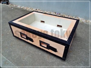 Yakitori barbecue diatomite barbecue barbecue barbecue Hibachi Konro portatile 60x40 cm - Foto 1 di 9