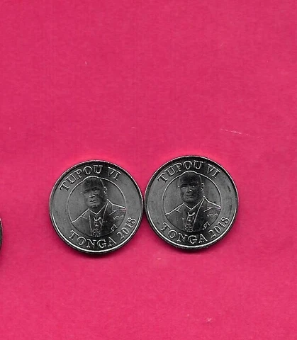 TONGA KM226 2015 5 SANITI UNCIRCULATED-UNC MINT-BU  RECENT FLOWER COIN Cover