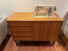 Bernina 840 Favorit With Original Cabinet - Needs Service But In Good Condition