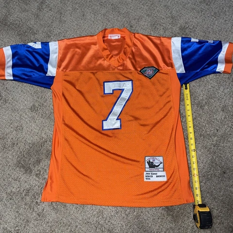 John Elway 1994 Legacy Mitchell and Ness Jersey Sz.XL? Tag Worn Off See Pics Cover