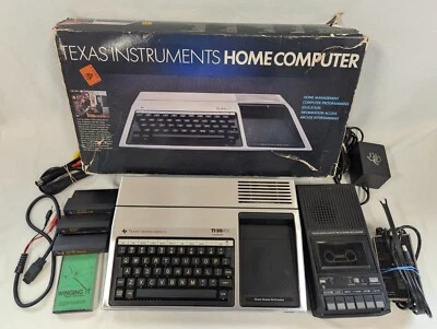Vintage TI-99/4A Texas Instruments Personal Home Computer + Recorder + SW - GETESTET - Bild 1 von 4