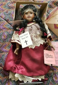 Seltene Paradise Galleries "Deborah" 14,5" musikalische Biskuitporzellanpuppe Echtheitszertifikat - Bild 1 von 12