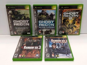Original OG Xbox Tom Clancy Rainbow Six Ghost Recon Spiel Lot - CIB - Bild 1 von 6
