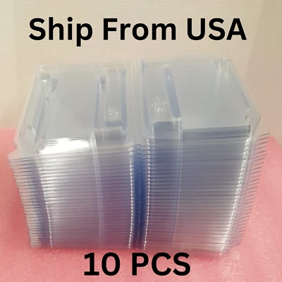 10 PIECES CLEAR PLASTIC CLAMSHELL CASES FOR HBA RAID NETWORK CARDS FAST SHIPPING - Image 1 of 4