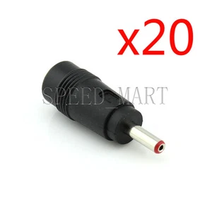 20 X Connettore Adattatore Spina DC Alimentazione 5,5x2,1mm Femmina Jack a 3,5mm x1,35mm Maschio - Foto 1 di 4