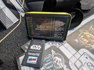 NYCC Limited Edition Star Wars Vintage Video Game Lenticular Zip Around Wallet - Picture 1 of 5