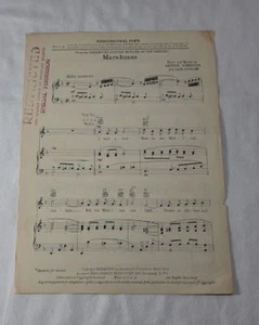 Marahuana Spartiti Musicali 1934 Copia Artista Limitato Omicidio alle Vanità - Foto 1 di 3