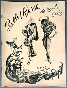 [Salvador Dali]  S. Hurok Presents Ballet Russe de Monte Carlo  Season 1941-1942 - Picture 1 of 12