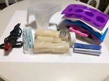Soap/Candle/Bath Bomb Making Supplies Lot, Molds, Loofas, Heat Gun, Bags, Etc.