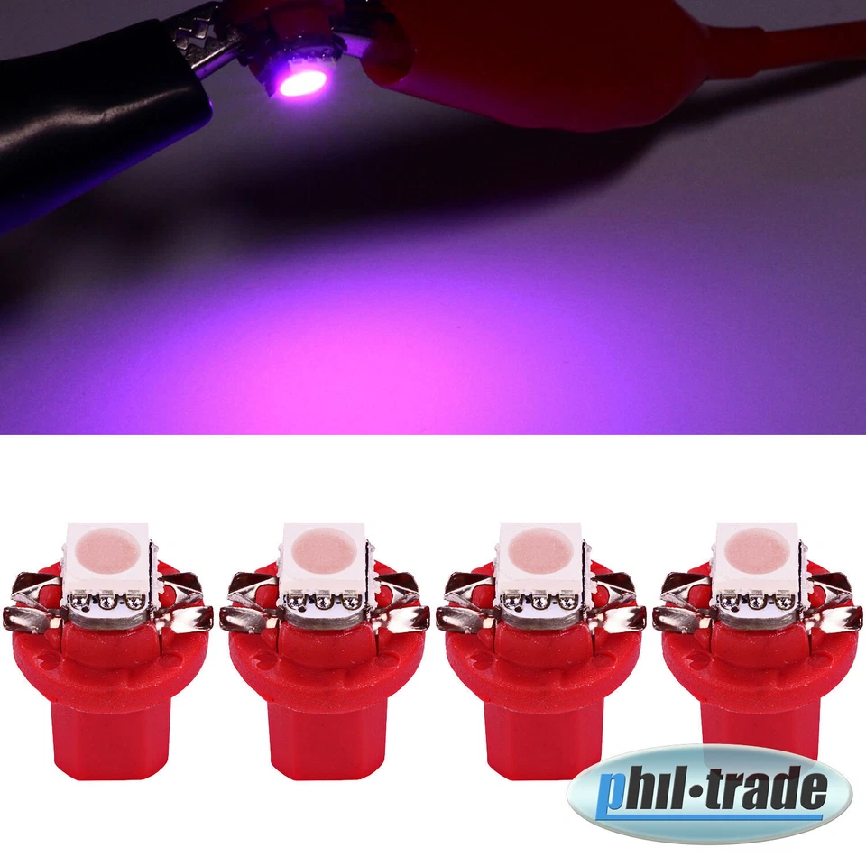 illuminazione tachimetro led smd rosa alta potenza Opel Vectra A Astra F Calibra 41 - Immagine 1 di 1