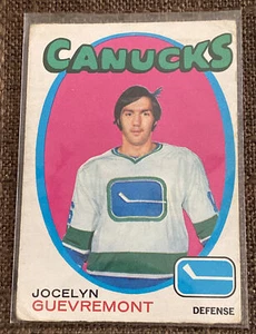1971-72 OPC Jocelyn Guevremont Card #232  Vancouver Canucks Hockey Card - Bild 1 von 2