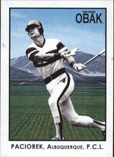 2010 TRISTAR Obak Black #48 Tom Paciorek /50