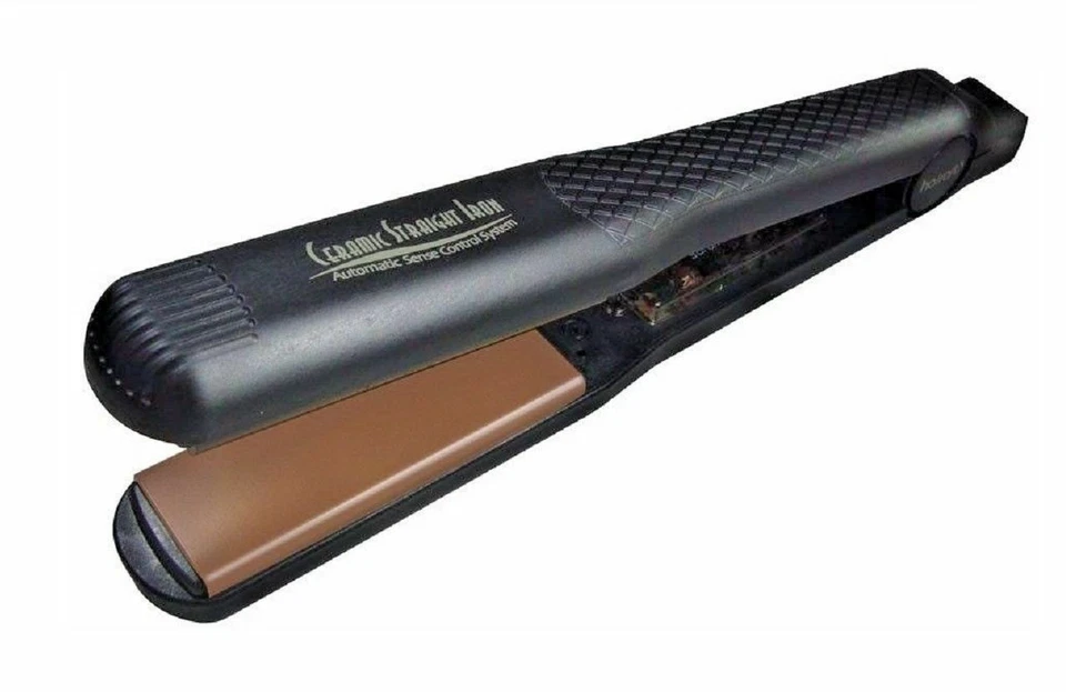 Plancha alisadora de cerámica de turmalina HairArt H3000, calentamiento rápido de 1 3/8"  Foto 1 de 2