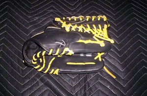 NIKE Shado Edge Baseball Glove 12.5" 12.50 Black Yellow Rare Sha Do - Picture 1 of 6