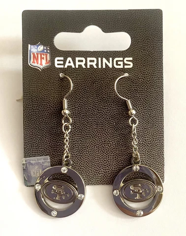 San Francisco 49ers Tear Drop Earrings Cover