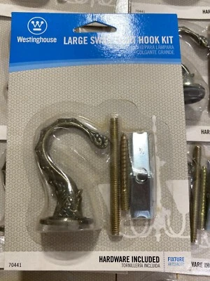 Westinghouse 大号 Swag 灯钩套件 - 70441 全新带盒 — 第 1/3 张图片