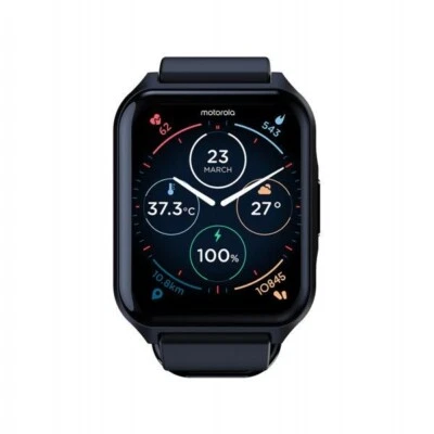 Motorola Moto Watch 70 Health and Fitness Bluetooth Smartwatch Black - Image 1 of 3