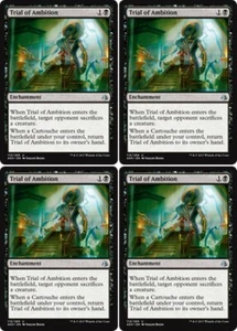 MTG - 4x TRIAL OF AMBITION - Amonkhet (U) - Picture 1 of 1