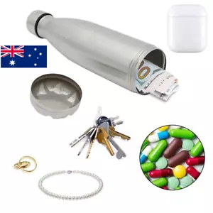 Secret Hidden Safe Water Bottle Liquid Capacity And Dry Storage Compartment - Picture 1 of 13