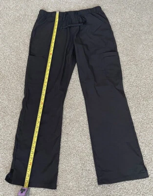  Pantalones Uniformes Naturales Para Mujer Enfermera Médica Dental VetTech Jogger Negro Talla S Foto 1 de 3