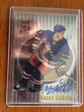1998-99 Bowman's Best #A10B Manny Malhotra Auto
