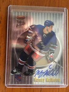 1998-99 Bowman's Best #A10B Manny Malhotra Auto - Bild 1 von 1