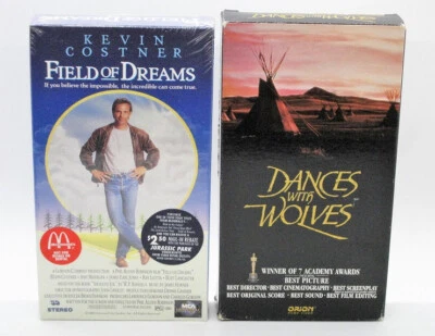 McDonald's Promo New Tape FIELD OF DREAMS & DANCES WITH WOLVES Used VHS  OOP CC - Image 1 of 4