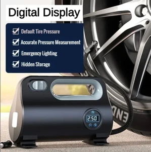 12V Heavy Duty Portable Air Compressor Car Tire Inflator Electric Pump Auto US - Picture 1 of 9