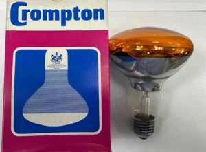 1x 75W R95 Amber Coloured Reflector Dimmable Disco Spot Light Bulb ES E27 Screw - Picture 1 of 2