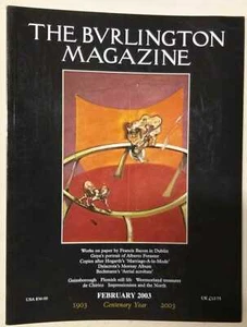 THE BURLINGTON MAGAZINE FEBRUARY 2003 FEBBERAIO ART REVIEW RIVISTA ARTE  - Imagen 1 de 1