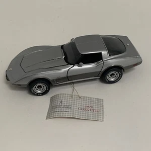 Franklin Mint 1978 Chevy Corvette Silver 25th Anniversary 1:24  w/Box - Picture 1 of 22