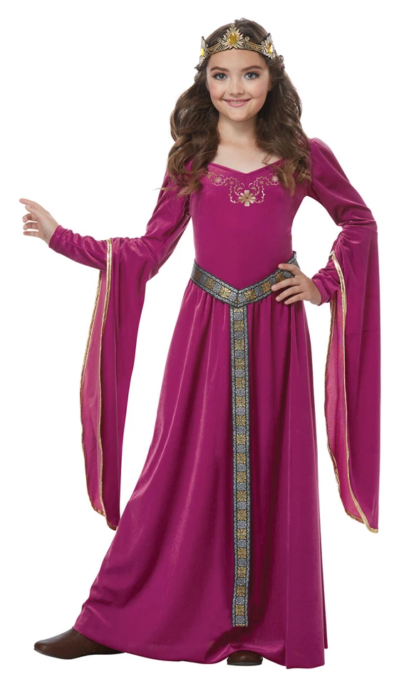 California Costumes Medieval Princess Girls Costume Small
