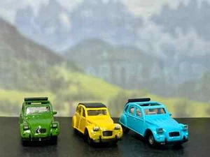 SET ANATRA CITROEN 2CVi - SIKU / Guisval 1045 circa 1:55 - Foto 1 di 7