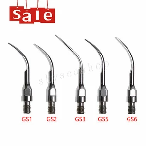 10 puntas de escalado escalador ultrasónico dental GS1-6 compatibles con escalador SIRONA - Imagen 1 de 11