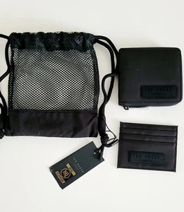 TED BAKER NEW BNWT RRP £59 black nylon wallet & card holder gift set Fathers day - Picture 1 of 5