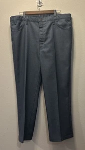 Levis Bootcut 517 Pants Sz 42x34 70s Talon Blue Western - Picture 1 of 4