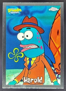 Pantalones cuadrados Topps 2025 cromados no deportivos Bob Esponja 25 aniversario Harold #147 - Imagen 1 de 10