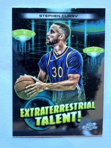 2023-24 Topps Cosmic Chrome - Extraterrestrial Talent Stephen Curry #ET-13 - Picture 1 of 2