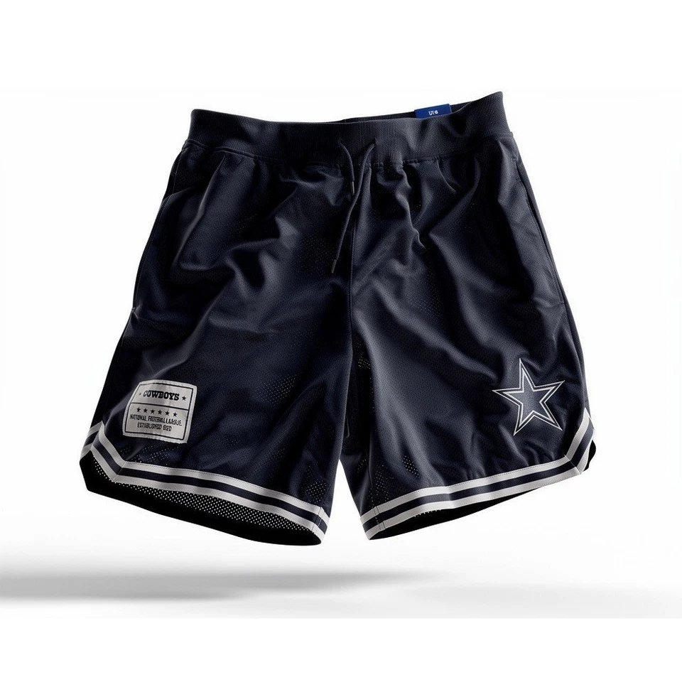 Сетчатые шорты Dallas Cowboys NFL Ultra Game темно-синие белые мужские размер XL новые с ценниками - Изображение 1 из 4