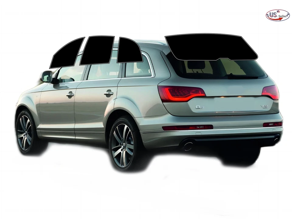 Kit de película de tinte de ventana de 2 capas precortada personalizada computarizada para Audi Q7 2007-2015 Foto 1 de 4