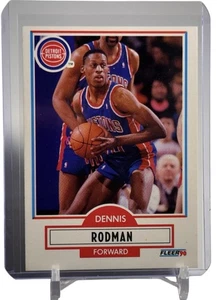 1990-91 Fleer Dennis Rodman Detroit Pistons Basketball Card #59 mit Top Loader - Bild 1 von 6