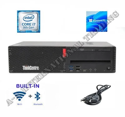 Lenovo ThinkCentre M720s SFF i7-9700 + up to 64GB RAM &2TB SSD &8TB HD &Wi-Fi+BT - Image 1 of 4