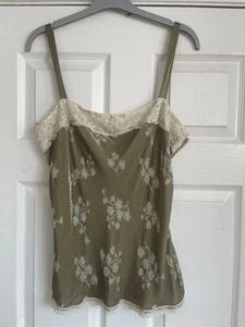 Lovely Ladies Khaki Bead & Sequin Design Top Next Size 16 - Picture 1 of 4