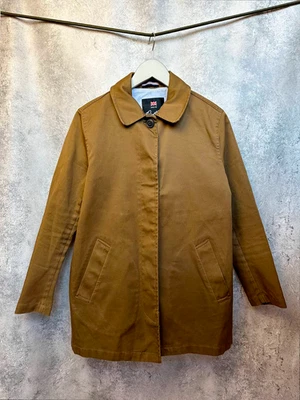 Gloverall SS17 Abrigo Coche Chaqueta Impermeable Caqui Marrón Para Hombre Talla M Foto 1 de 4