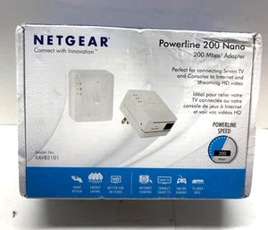 Netgear Powerline 200 Nano XAVB2101 NEW IN BOX SEALED - Picture 1 of 2