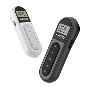 Mini Digital Portable Pocket LCD FM Radio Stereo USB-Rechargeable With Backlight - Picture 1 of 12