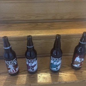 4 Vintage Rogue Brewing leere Bierflaschen 750ml Flasche Sammler - Bild 1 von 8
