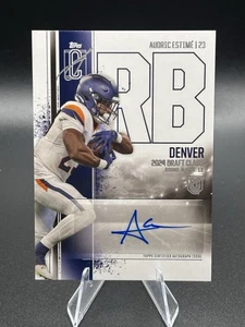 2024 Topps Signature Class Fútbol Audric Estime #RCA-AE Denver Broncos! Auto - Imagen 1 de 2